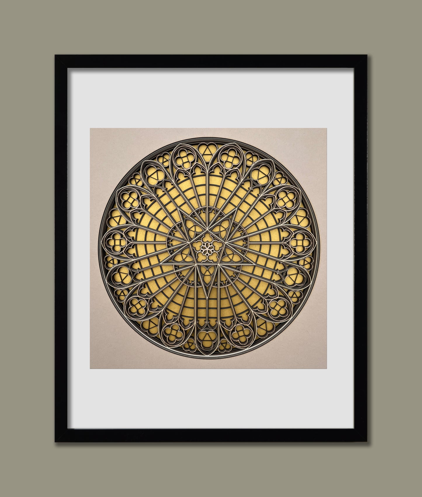109 AIMES CATHEDRAL - NORTH TRANSEPT ROSE WINDOW