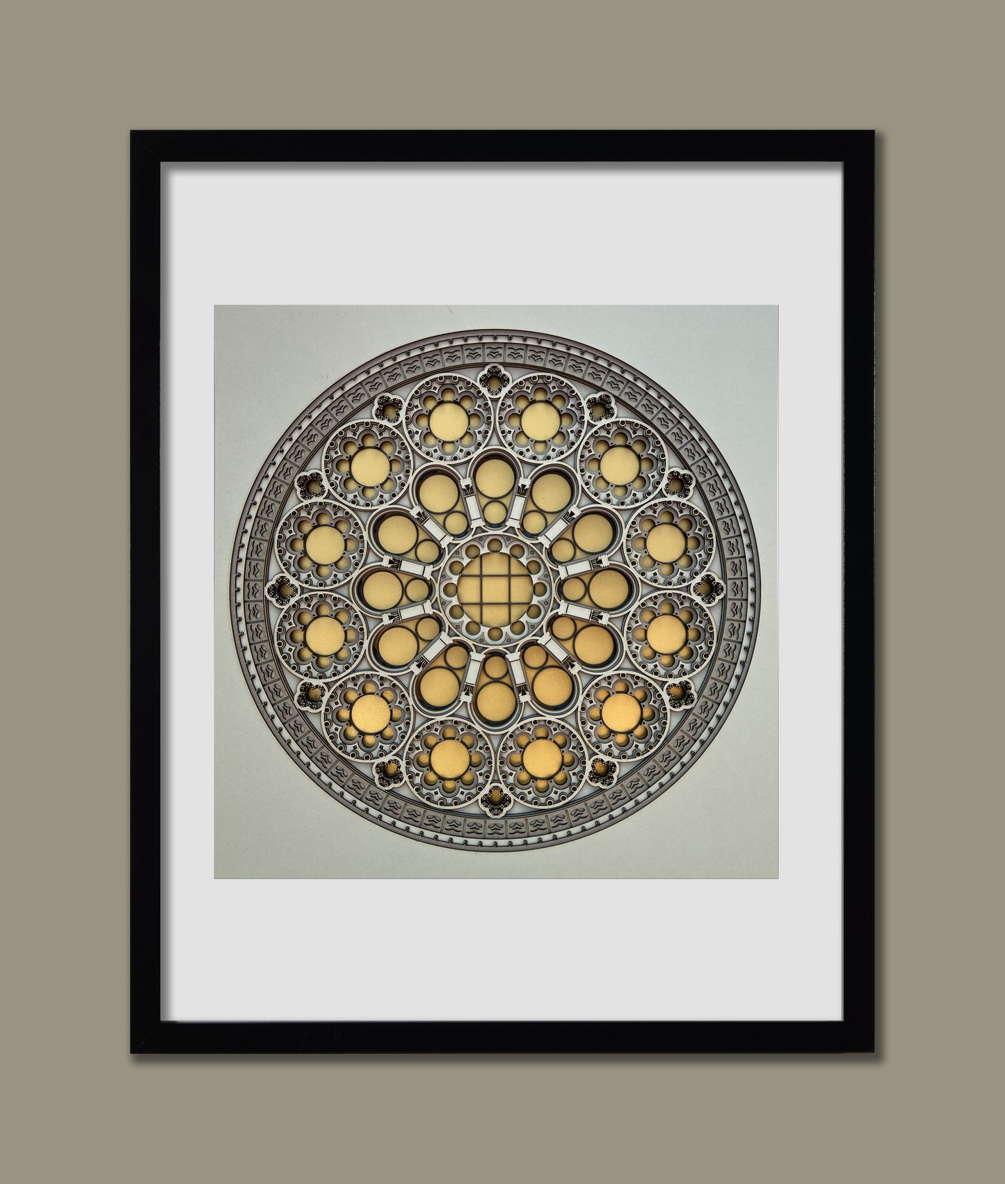 112 CHARTRES CATHEDRAL - GOTHIC ROSE WINDOW