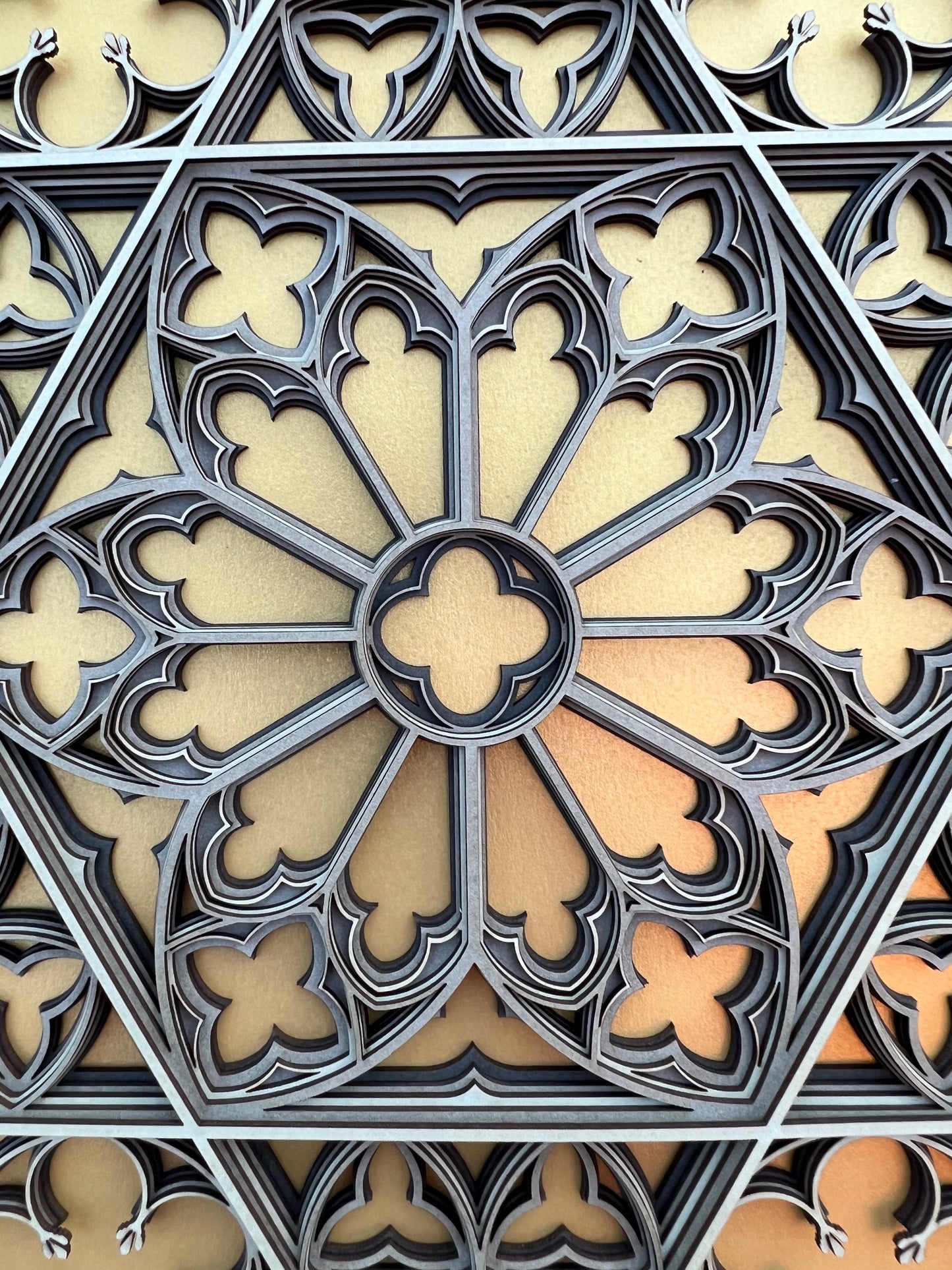 116 VALENCIA CATHEDRAL - GOTHIC ROSE WINDOW