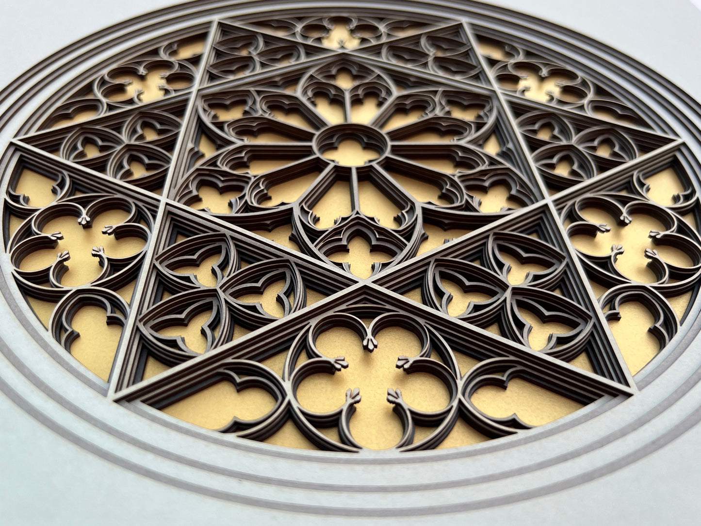 116 VALENCIA CATHEDRAL - GOTHIC ROSE WINDOW