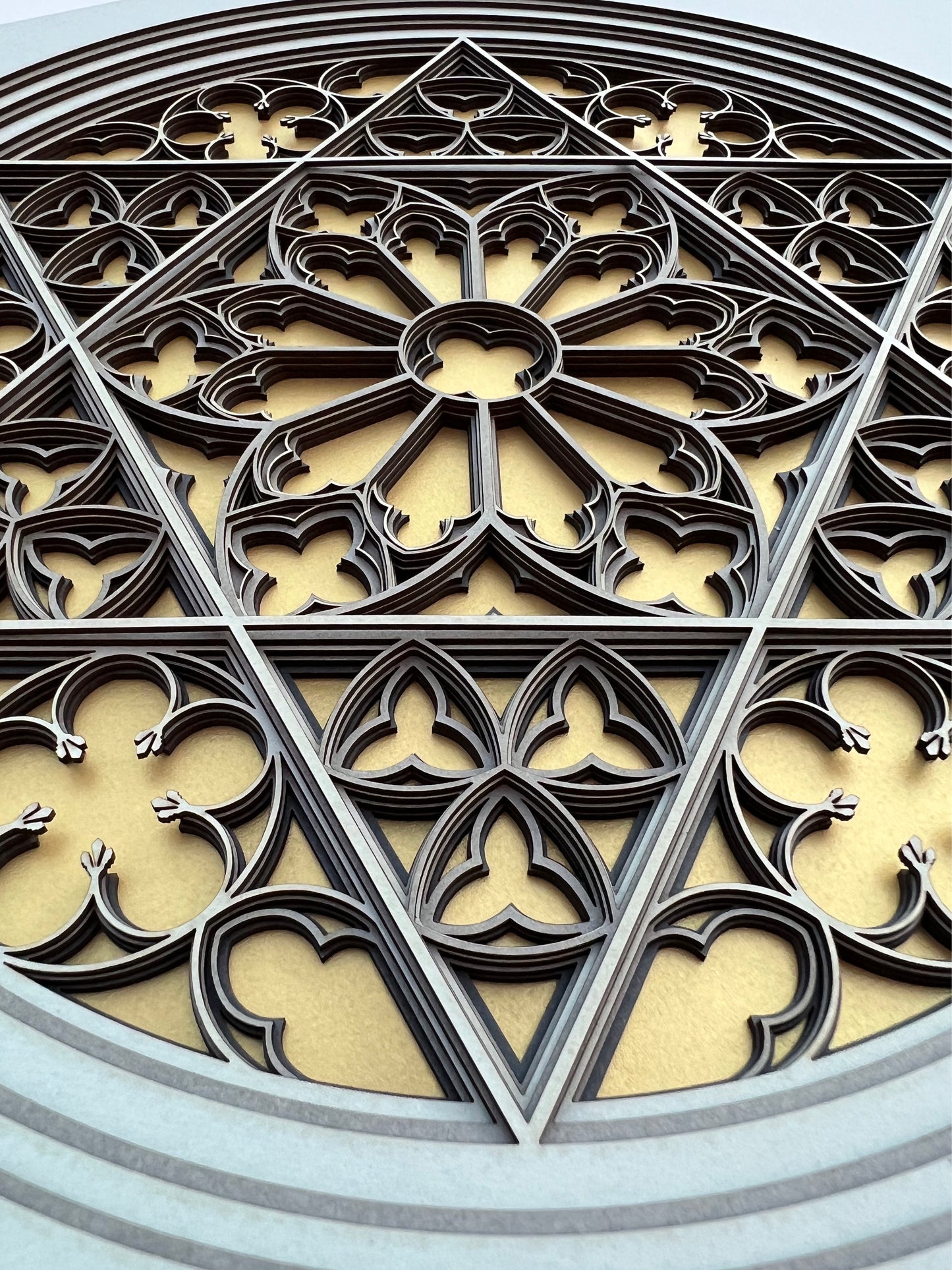 116 VALENCIA CATHEDRAL - GOTHIC ROSE WINDOW