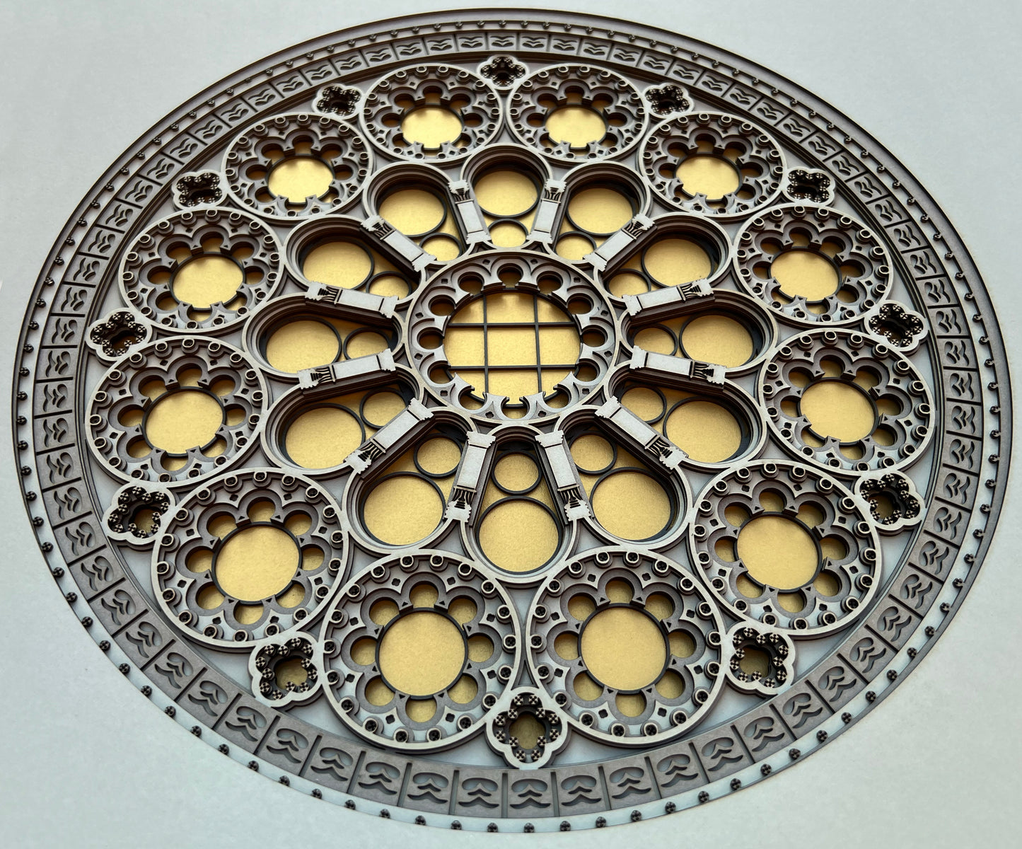 112 CHARTRES CATHEDRAL - GOTHIC ROSE WINDOW