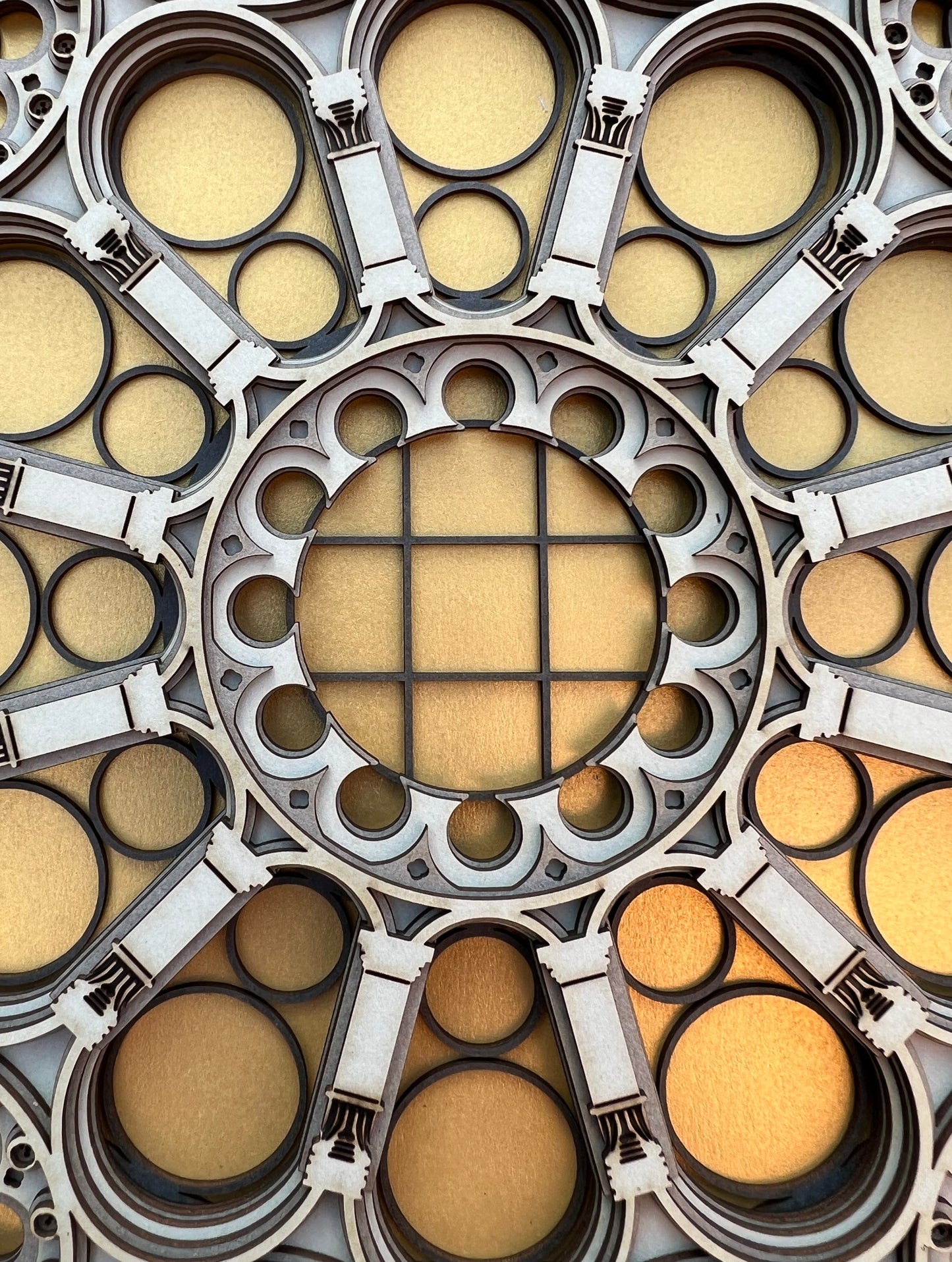 112 CHARTRES CATHEDRAL - GOTHIC ROSE WINDOW