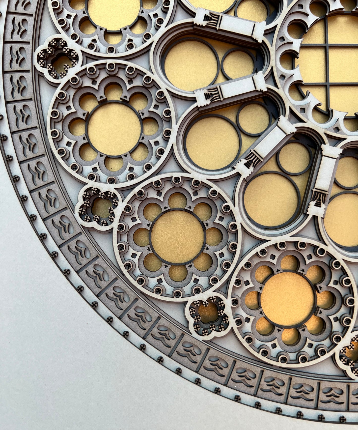 112 CHARTRES CATHEDRAL - GOTHIC ROSE WINDOW