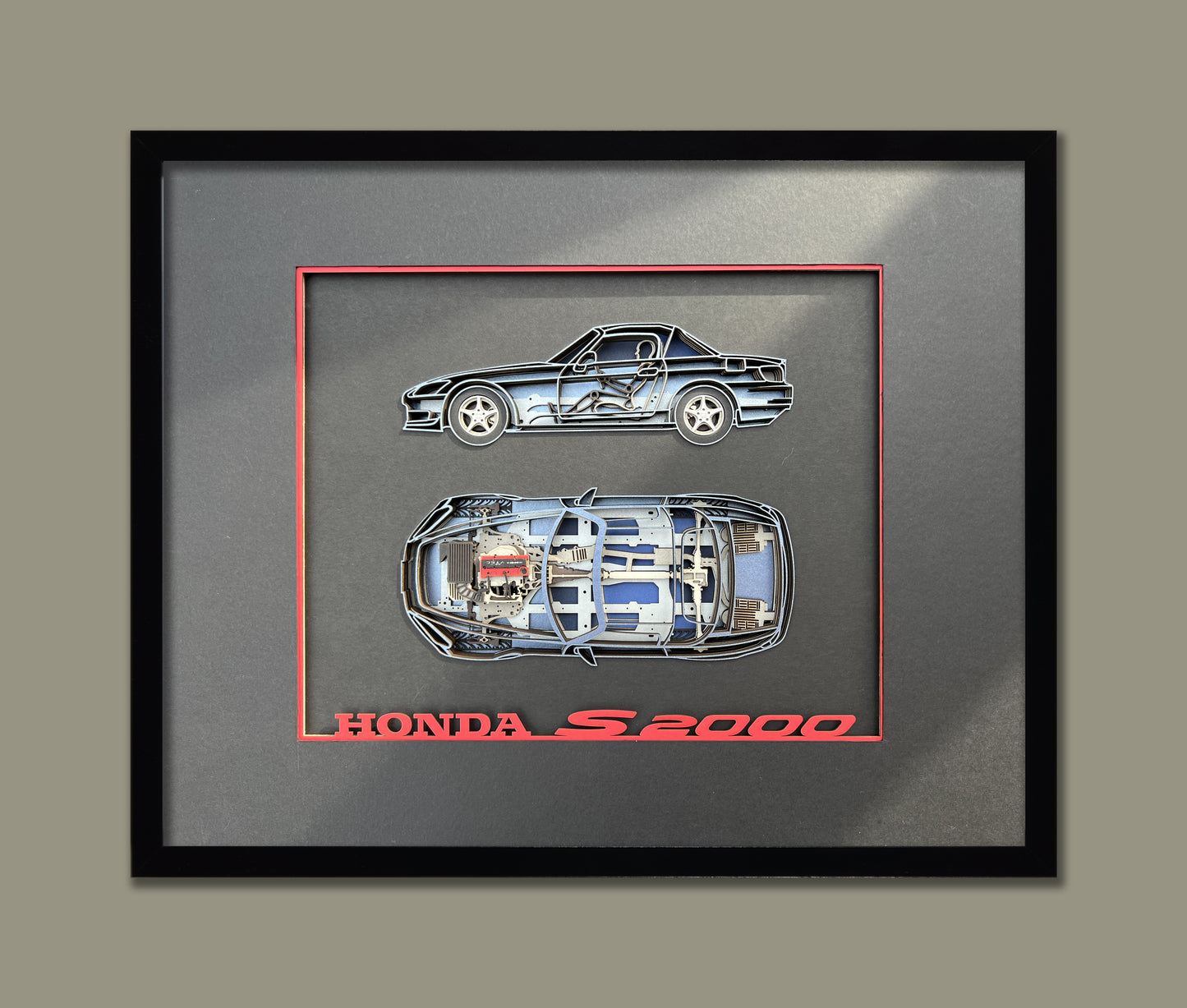 003 HONDA S2000, multi layered picture