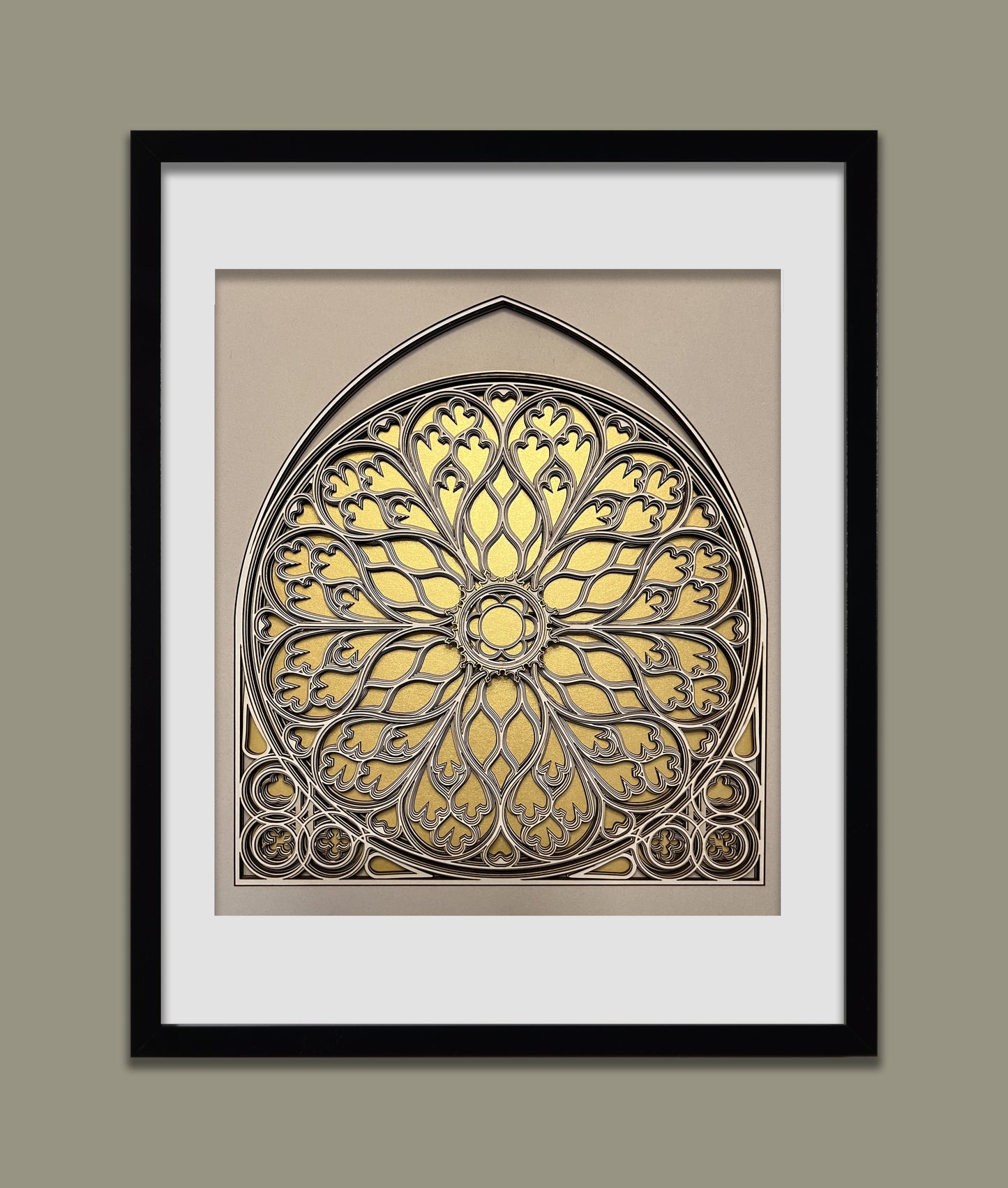 114 SAINTE CHAPELLE - GOTHIC ROSE WINDOW