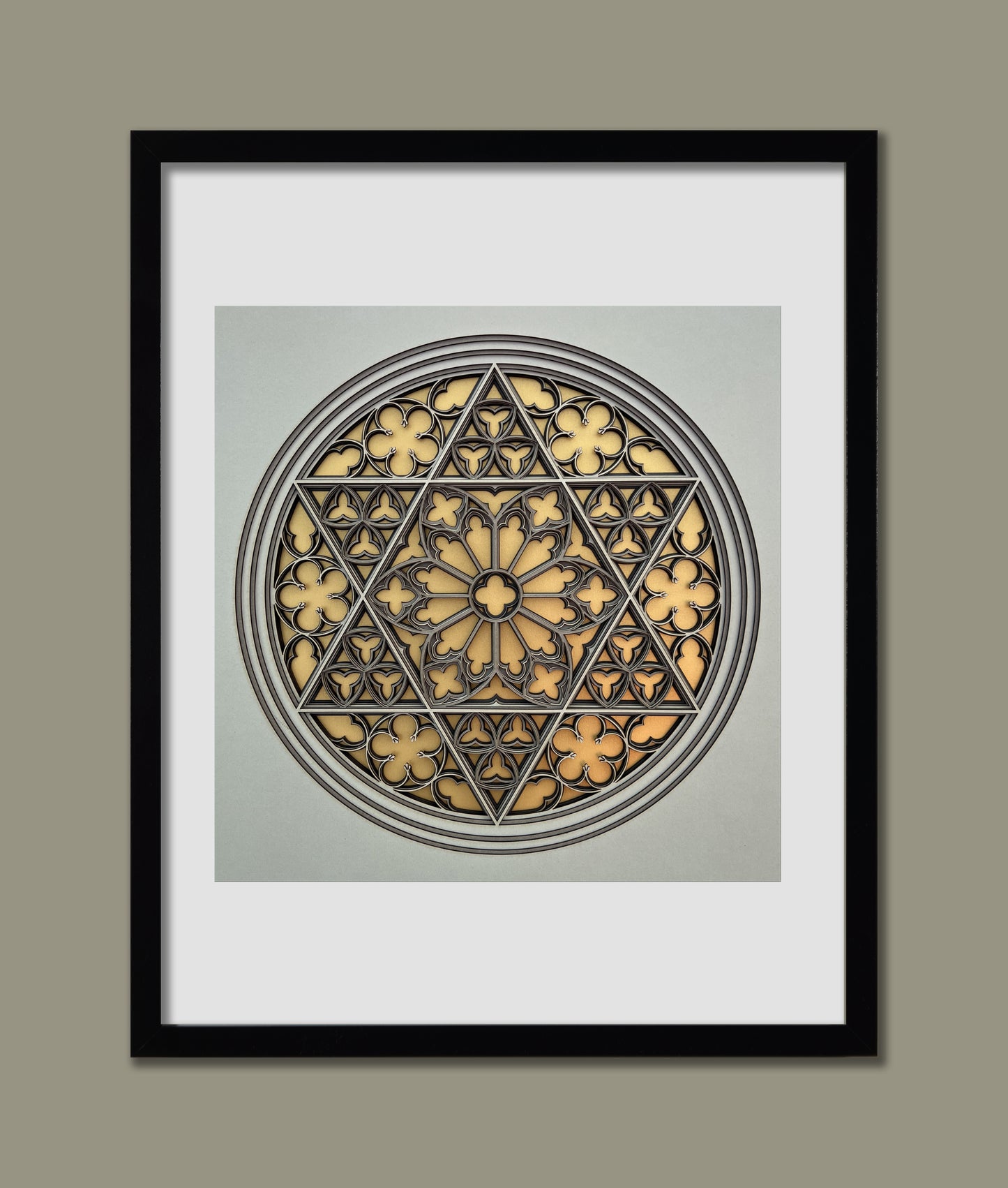 116 VALENCIA CATHEDRAL - GOTHIC ROSE WINDOW