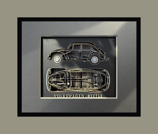 005 VW BEETLE, multi layered picture