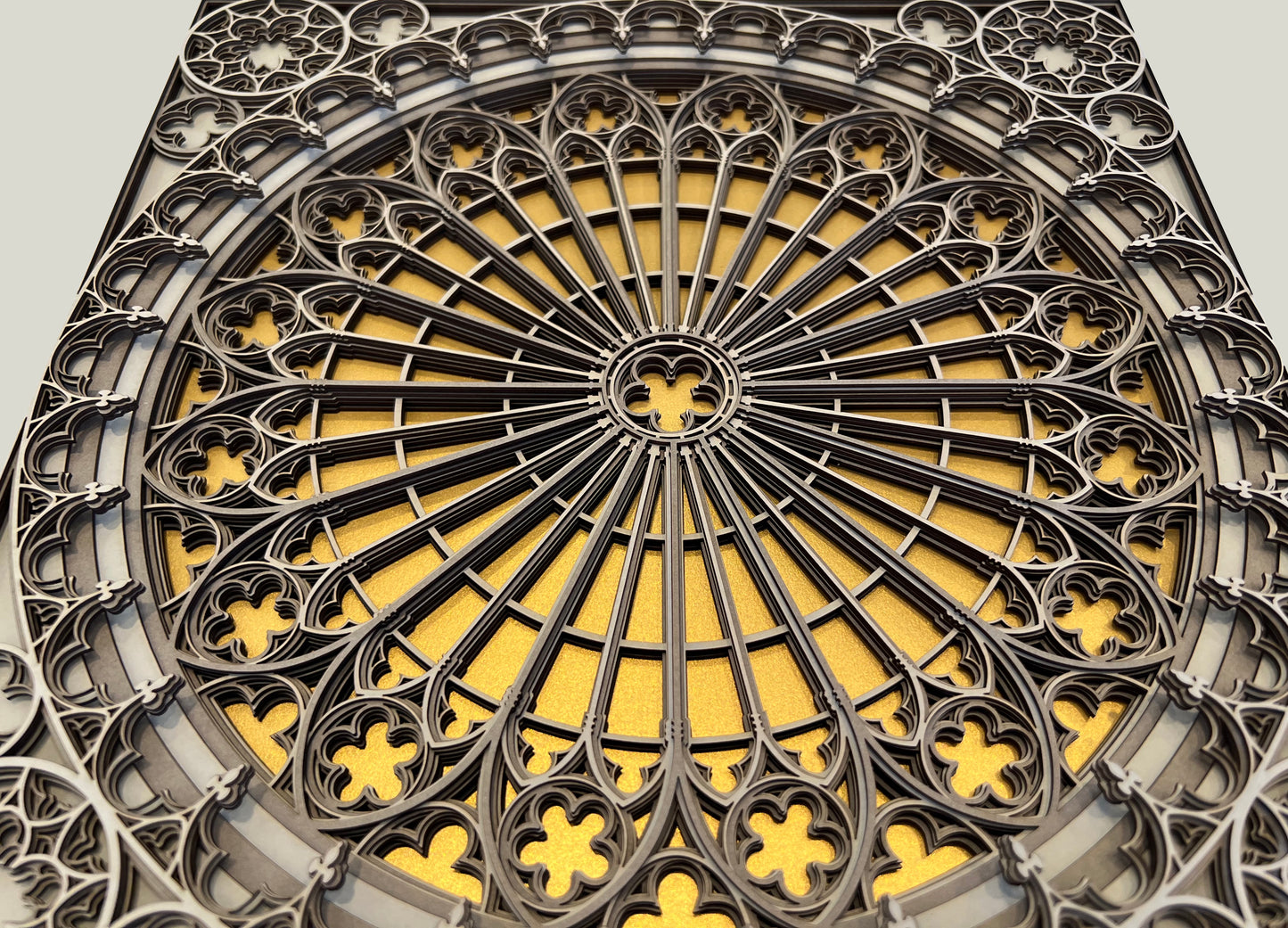 115 STRASBOURG CATHEDRAL - GOTHIC ROSE WINDOW