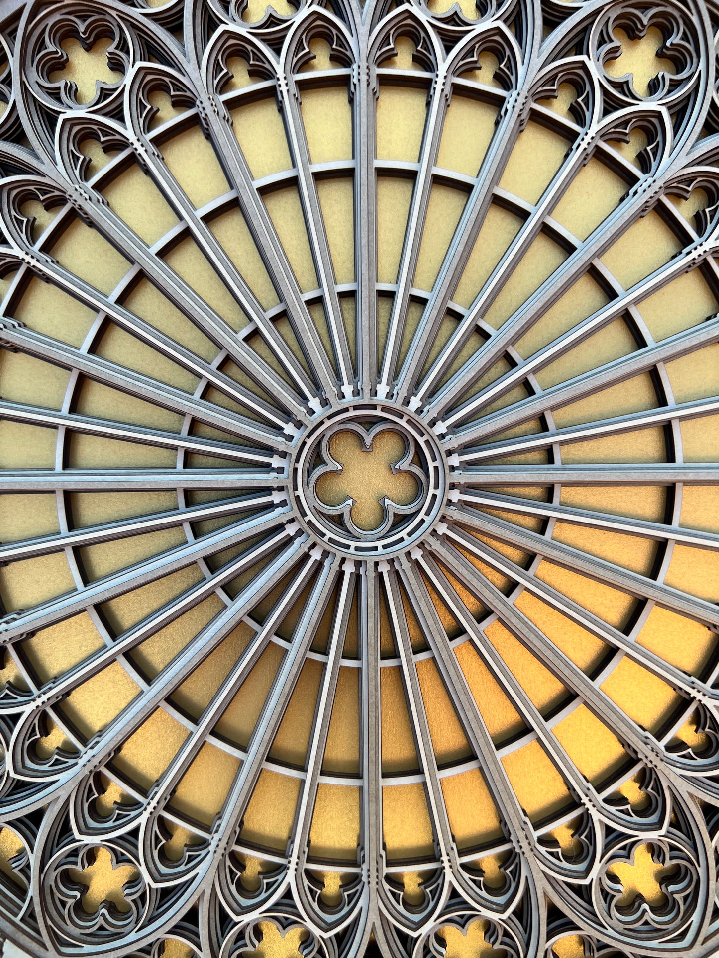 115 STRASBOURG CATHEDRAL - GOTHIC ROSE WINDOW